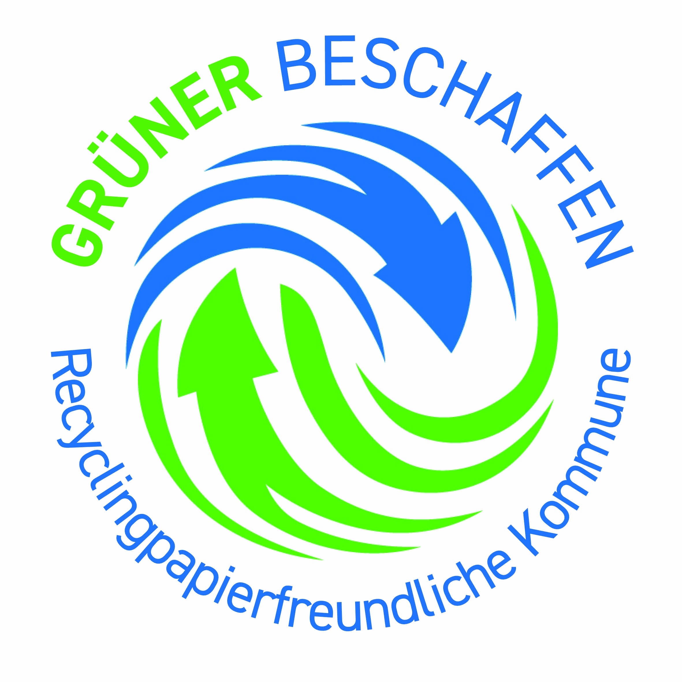  Logo Grüner Beschaffen Recyclingpapierfreundliche Kommune 